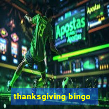 thanksgiving bingo